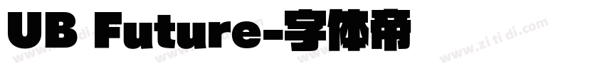 UB Future字体转换